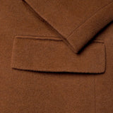 10th Doctor Double Breasted Brown Wool Trench Coat
