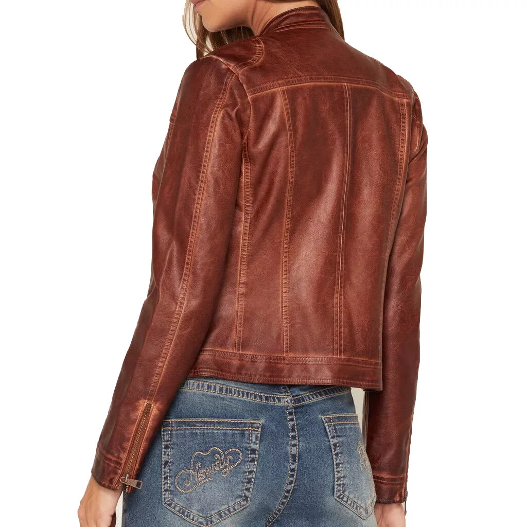 Leanne S02 Lainey Wilson Leather Jacket