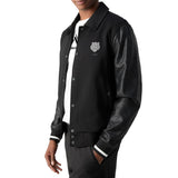 Mens Black Regular Fit Zip Up Sweatshirt