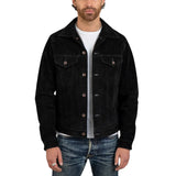 Men's Suede Trucker Jacket