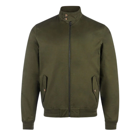 Men's Cyprus Green Lightweight Zip Up Casual Jacket