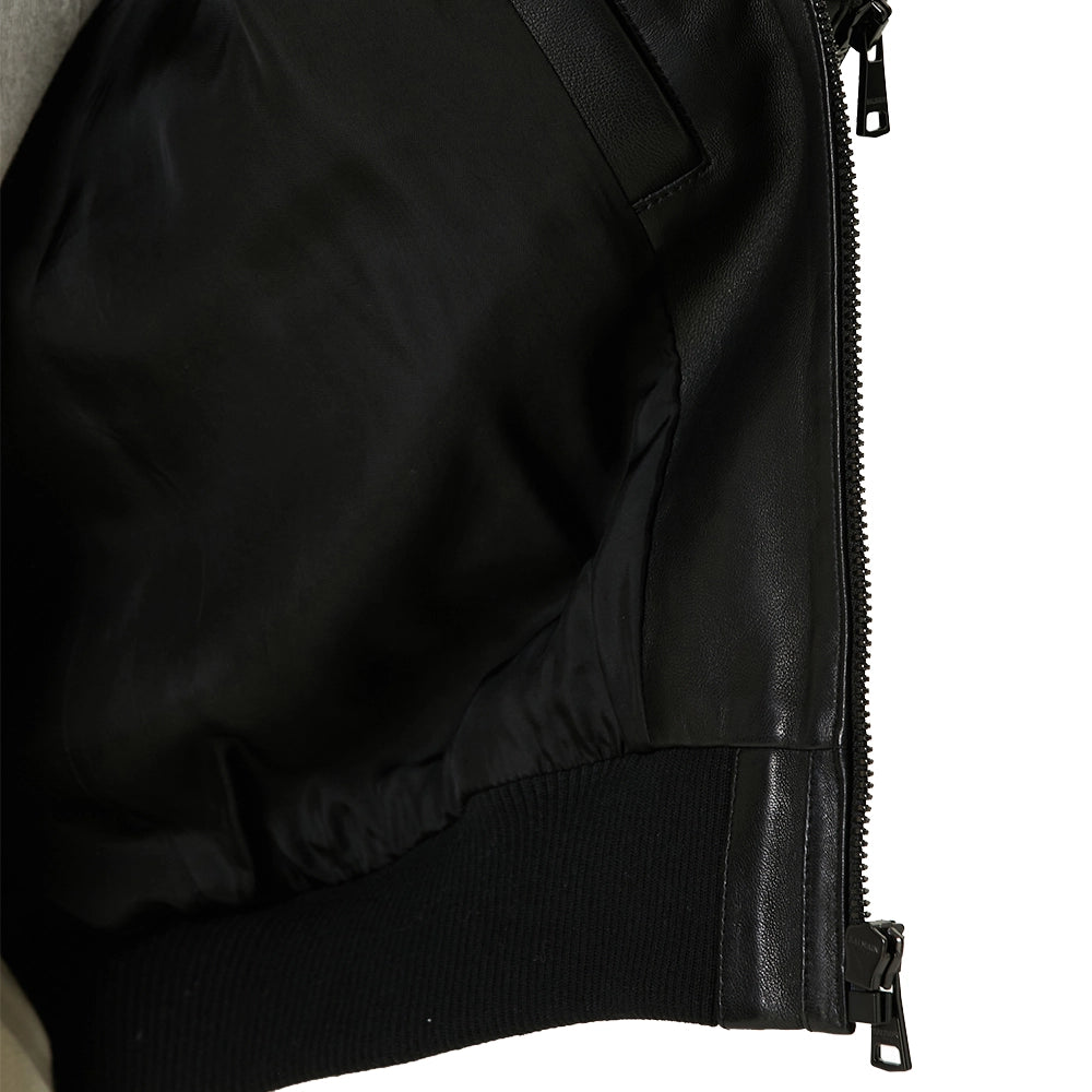 Men's Black Flight Pilot A2 Aviator Leather Jacket