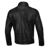 Men’s Real Lambskin Leather Jacket with Hood