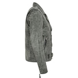 Men's Brando Real Leather Vintage Buff Biker Jacket