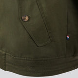 Men's Cyprus Green Lightweight Zip Up Casual Jacket