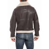 Sheepskin B3 Raf Men's Fur Shearling Bomber Brown Jacket