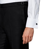 Men’s Navy Blue Velvet Dinner Jacket – Classic Formal Tuxedo Blazer