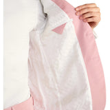 Men's Pink Wool Tailored Fit Single Breasted 2-Piece Suit