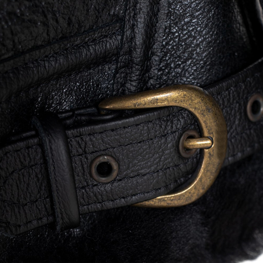 Men’s Sheepskin B-3 Leather Bomber Jacket