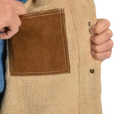 Men's Sherpa Lined Boar Brown Jacket