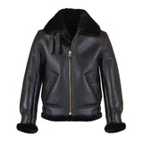 Men’s Sheepskin B-3 Leather Bomber Jacket