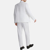 Mens Formal All White 3 Piece Suit