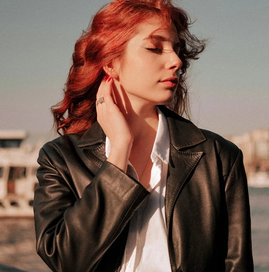 womens leather jacket