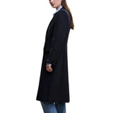 Women’s Navy Blue Long Wool Coat